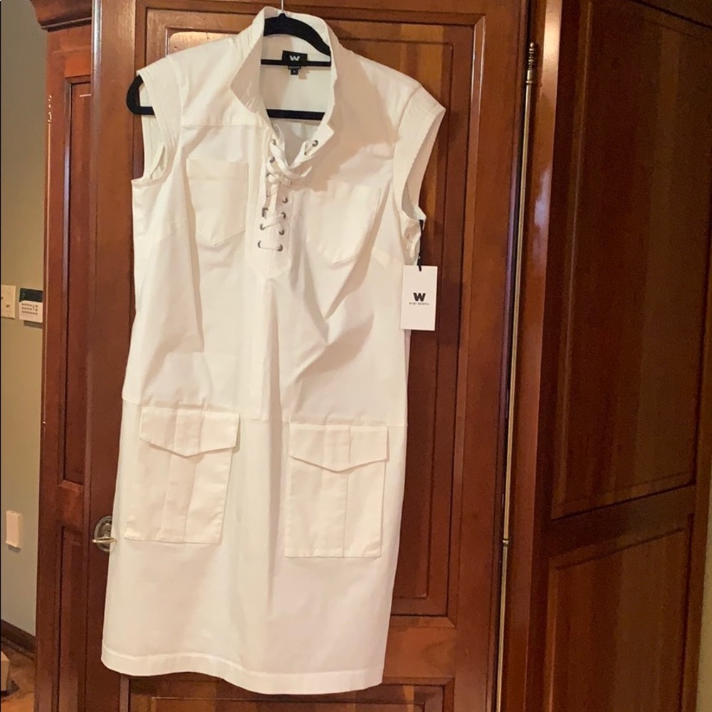 white dress